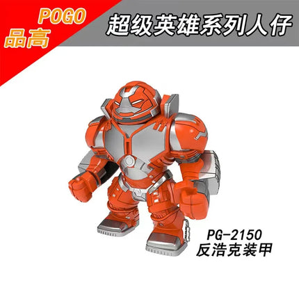 Building blocks, Marvel superheroes, assembled dolls, Spider Man, Iron Man, Venom, Shark, Deadpool, DIY gifts, children's toys