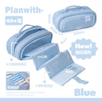 Blue Pencil Bag
