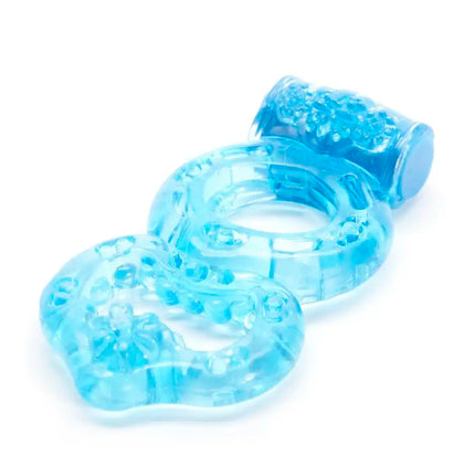 lasting ring triple vibrator waterproof clitoris Massager masturbation Vibrating cocking delay ejaculation vibe Sex Toys For man