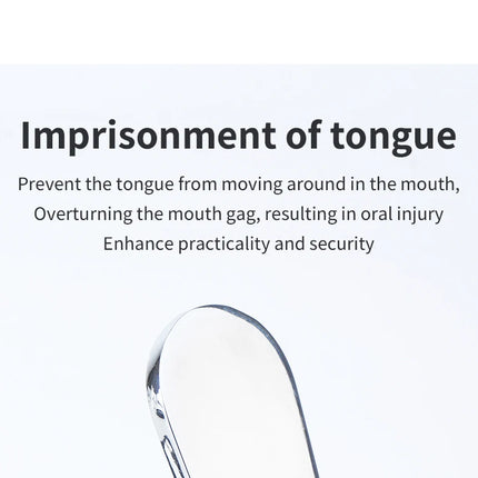 Stainless Steel BDSM Gag with Tongue Press Adjustable Metal Mouth Restraint Mouth Plug Slave Deep Throat Gag Restraint for Adult