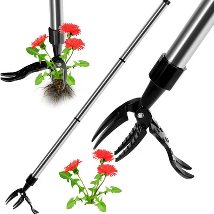 Weeding tool，Stand-up manual weeding tool without bending over, weed root remover, garden weeding tool, root remover with extens
