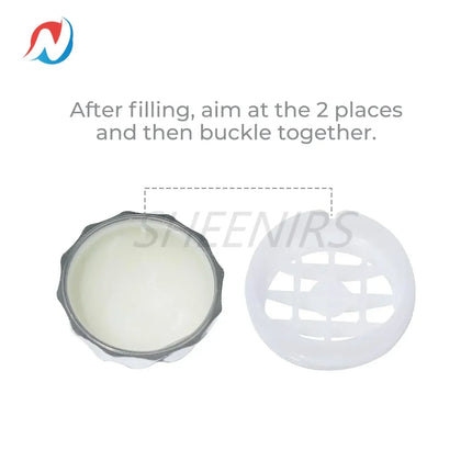 12pcs Empty Ball Round Lip Balm Containers 0.25Oz/7g Lip Gloss Spherical Lipstick Tubes DIY Lip Gloss Bottle Chapstick Holder