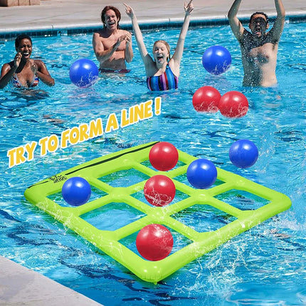 Summer Swimming Pools Inflatable Toys Water Play Float Volleyball Football Ring Toss Pools Accessories Beach Party Sport Games