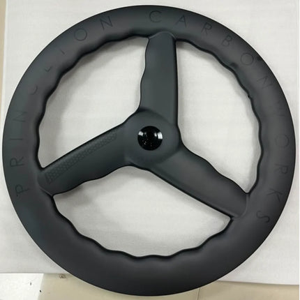 T1000 700C Road Bicycle 3 Spoke Carbon Wheels TT bike Wheelst Clincher /Tubeless Tri spoke wheel
