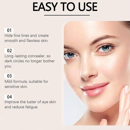 Whitening Lasting Natural Skin Foundation Concealer Super Coverage Moisturizing 5g Lightweight Monochrome Concealer With Brush