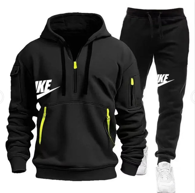 Men's Hoodie & Pants Set - Athletic Sportswear / Ensemble Sportswear Homme Capuche & Pantalon