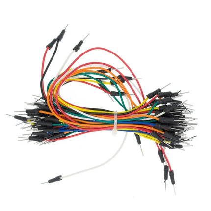Breadboard Jumper Wire Kit with 400-Point Bread Board + 65pcs Multiple Sizes M/M Jumper Wire +140 Pieces 2-125mm Jumper Wire