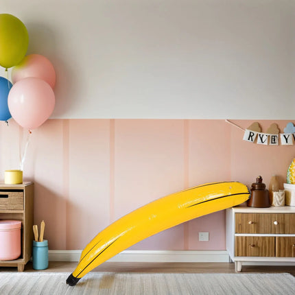 Giant Inflatable Yellow Blow Up Big Banana Decoration Birthday Pool Float Photobooth Party Favor