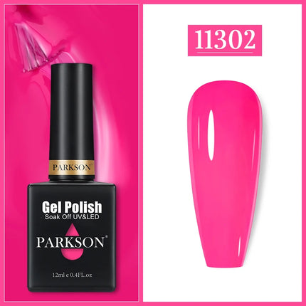 Parkson 12ML Nail Gel Polish HEMA TPO FREE Full Coverage 279 Color Gel Pigment Professional Nail Art Long Lasting Gel Varnish