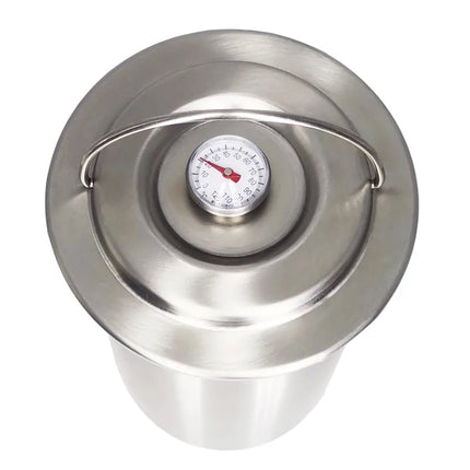 304 Stainless Steel Ham Press Maker Machine With Thermometer, Meat Poultry Kitchen Cooking Tools