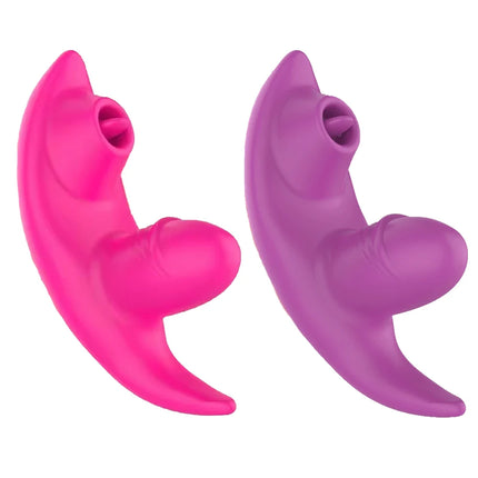Waterproof Wearable Female Suction Licking Vibrator Dual G-Spot Stimulation Silicone Toy with App Control Adult Toys