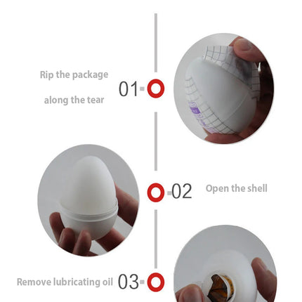 Portable Mini Masturbation Eggs Male Pocket Pussy Stimulating Penis Massager Silicone Stretchable Masturbator Adult Sex Toys