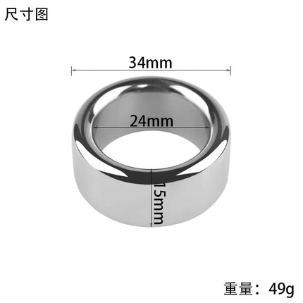 18+ Sex Toys Man 10 Size Stainless Steel Rings Metal Penis Lock Cock Ring bdsm Male penile Erection device Delay Time Penis Ring