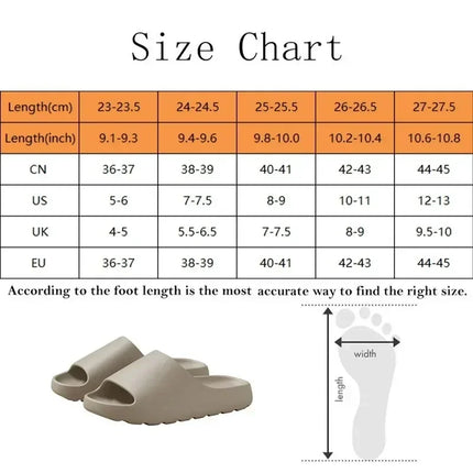 Hot sales Coconut Slippers Cloud Thick-soled Sandals Summer Fashion Soft Bottom Beach Men Slippers Women's Sandals  EVA Slides
