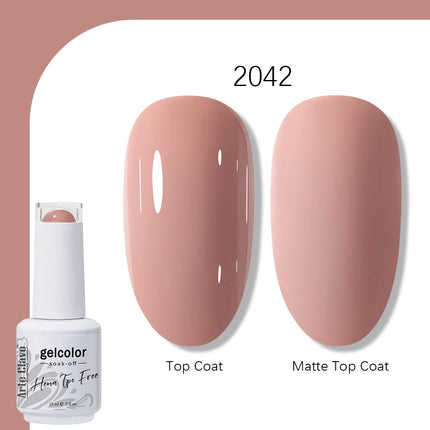 Arte Clavo TPO FREE HEMA FREE Gel Nail Polish UV Multi Use Semi Permanent Soak Off Autumn Winter Nail Art Hybrid Varnish 15ml