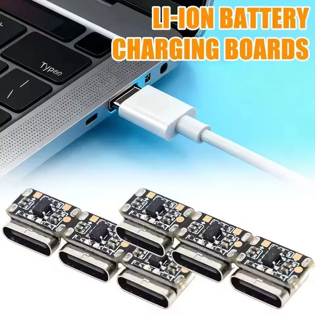 1-20Pcs Mini Type-C 3.7V 4.2V 18650 Lithium Battery Charger Board Charging Power Protection Module Constant Current Voltage