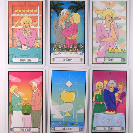 NEW The Golden Girls Tarot Cards English Deck Board Cards Family Board Game Playing Game Cards Party Game