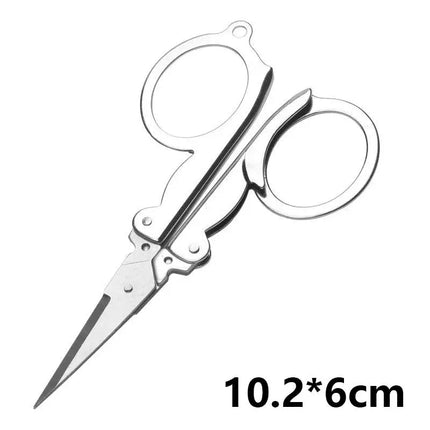 Mini Stainless Steel Sewing Scissors Retro Tailor Thread Embroidery Fabric Needlework Scissor Household Sewing Accessories