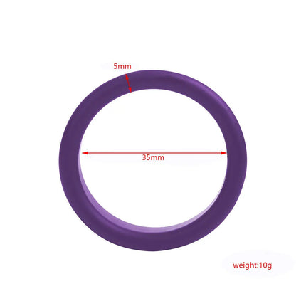 Cock Ring Durable Silicone Penis Rings Male Delayed Ejaculation Rubber Rings Sex Toy For Men Couple Stretcher Scrotum Rings
