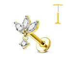 Gold Color-8 / 0.8x8mm