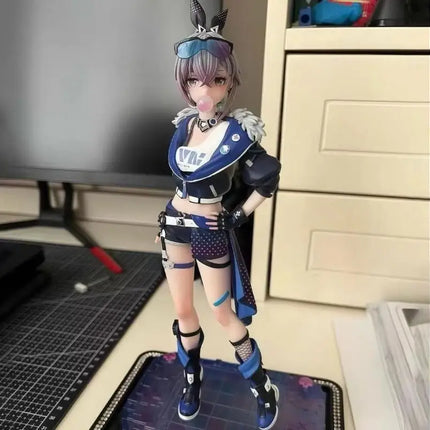 Honkai: Star Rail Figure Silver Wolf Anime Figure Blow Bubbles Silver Wolf Figurine Model Statue Doll Collection Game Toys Gift