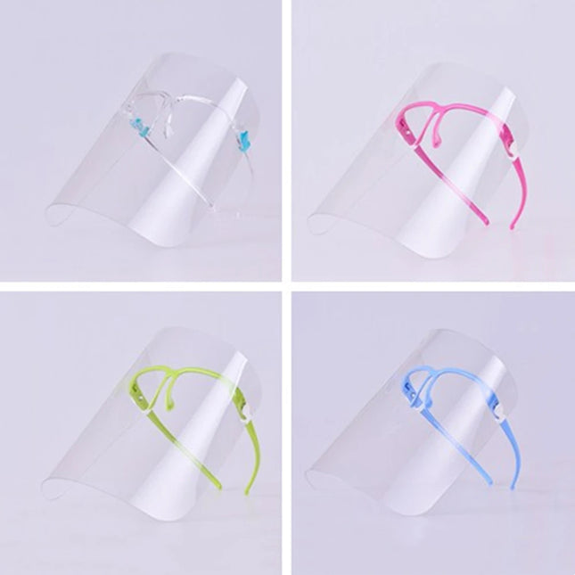 Kitchen Transparent Face Shield Anti-Oil Onion Goggles Dust-Proof Face Protective Mask Mascarilla Reutilizable Cooking Tools