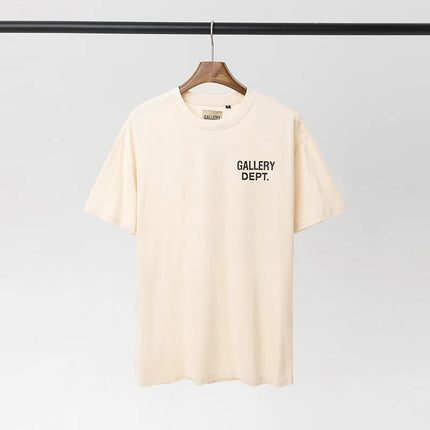 Classic  Color Letter Logo Print Loose ort Sve T-irt ex Youthful Cotton Summer Faion round Ne Top