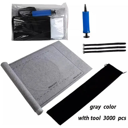 Puzzles Mat Jigsaw Roll Felt Mat Play mat Puzzles Blanket For Up to 3000 Pieces Puzzle Accessories Portable Travel Storage bag