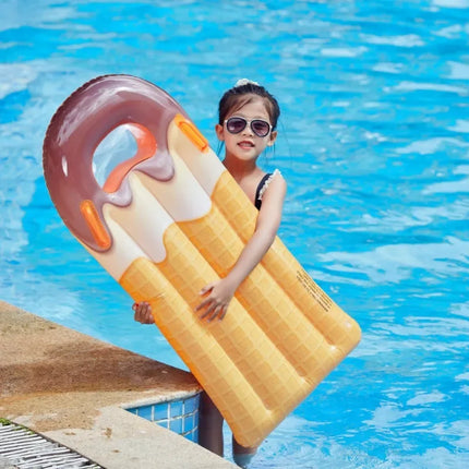 Thickened Inflatable Toys Children Inflatable Surfboard with Cartoon Print Summer Outdoor Water Swimming Inflatable Air Mattress