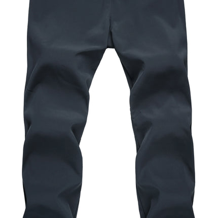 Men's Waterproof Hiking Pants Outdoor Fleece Lined Snow Ski Pants Winter Softshell Snowboard Pants