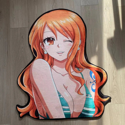 Anime One Pieces Manga Soft Anti-slip Area Rugs Home Bedroom Cartoon Deco Kitchen Bathroom Non-slip Mat Doormat Birthday Gift