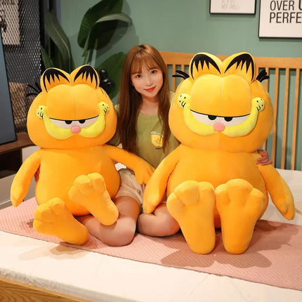 Big Size Garfield Plush Anime Animal Lazy Foolishly Tiger Skin Simulation Ugly Cat Kawaii Garfield Stuffed Peluche Doll Gift