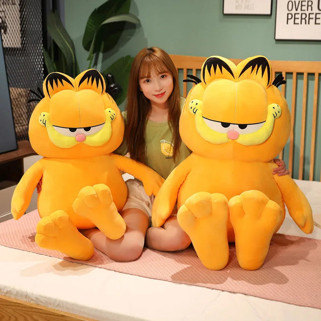 Big Size Garfield Plush Anime Animal Lazy Foolishly Tiger Skin Simulation Ugly Cat Kawaii Garfield Stuffed Plush Doll Gift