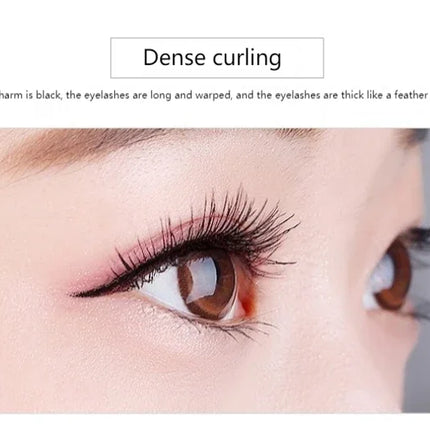 BOB Stunning Long Mascara Waterproof Curl Thick Curve Brush Head Not Dizzy Makeup Not Easy to Take Off Makeup