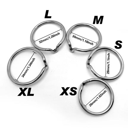 5 sizes Penis ring Relieve the foreskin from being too long Penis head rings Cock ring Dick ring sex toy adult men toy