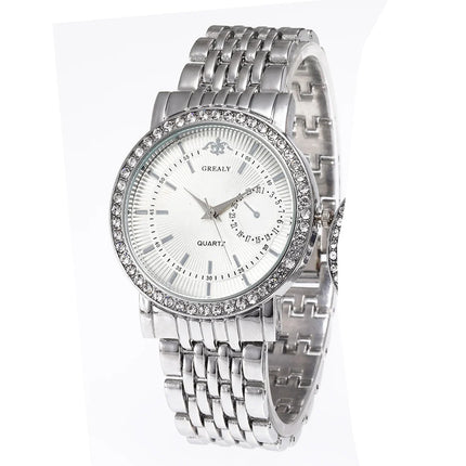 New Fashion Women Watches Stainless Steel Strip Quartz Watch Clock Fashion Casual Relogio Feminino Girl Student Women Wristwatch