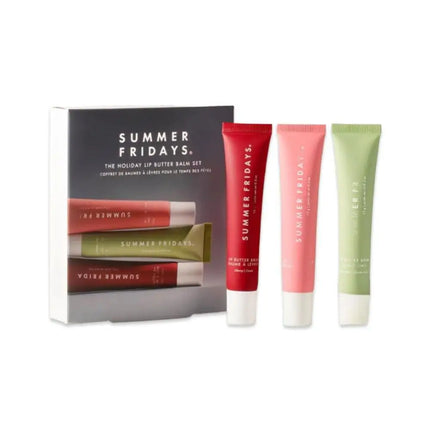 SUMMER FRIDAYS Lipstick three piece set deeply moisturizes lips locks water soothes brightens lips dry non greasy