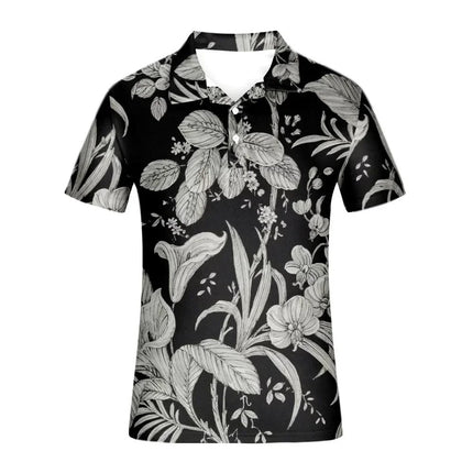 Summer POLO Short Sleeved 3D Digital Printing with Various Patterns  Artistic Abstraction European and American Trends