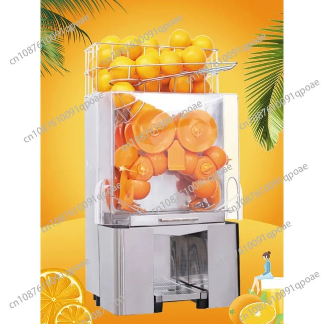 Multifunctional Automatic Orange Juice Extractor Masticating Juicer Stainless Steel Filter 120W Power High Capacity