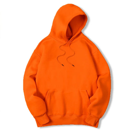 Men's solid-color hooded sweater a loose and breathable brand hooded fashion streetwear for men