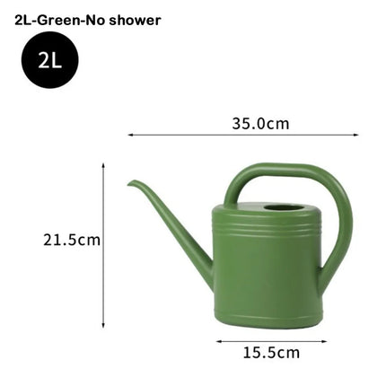 1L/2L Watering Can Pot Long Mouth Plastic Flower Spray Water Kettle Garden Plants Large Capacity Watering Device Watering Tool