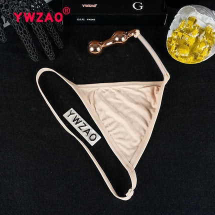 YWZAO Skin-toned Underwear Lingerie Erotic Dildo Ass Butt Anal Anus Thong Panties Plug Fisting Invisible Ladies Toys Adult N26