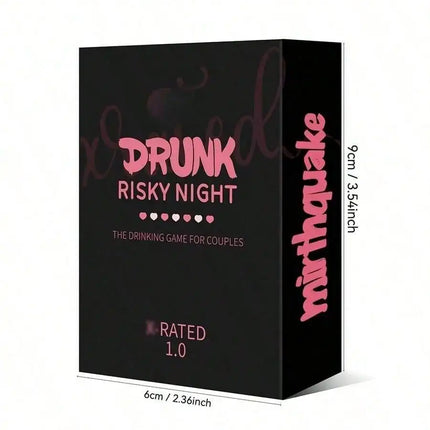 Drunk Risky Night Card Game, Hilarious Interactive Party Game for Couples, Friends & Family, Perfect Entertainment & Christmas Game Gift,Game Gift!Cards Games,Party Games,Friends Games,Board Games