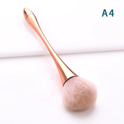 Nail Cleaning Dust Brush For Manicure Beauty Long Handle Brush Blush Powder Gel Nail Accessories Tool7 Style