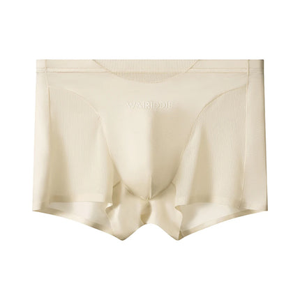 1/3PCS Luxury Satin-like Ice Silk Men Underwear Cool Breathable Double-side Mesh Men's Panties High Elastic Seamless Lingeries