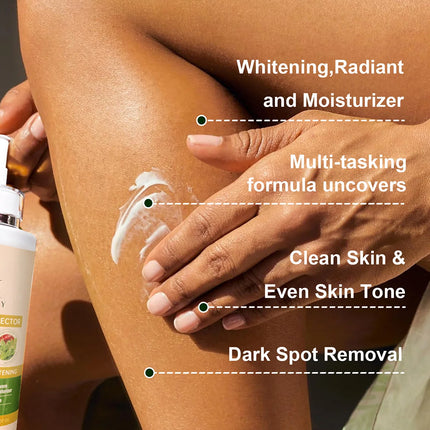 WK JALY Glutathione Whitening Body Lotion, Dark Spot Corrector, With Natural Carrot Oil, Arbutin, Moisturizing, Smooth Skin
