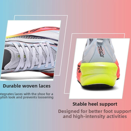 New Cushioning Running Shoes For Men Suitable Heavy Runners Lace Up Sports Women Non-slip Outdoor Athletic Male Sneakers
