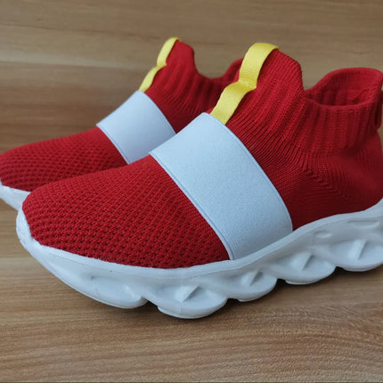 Sonic Shoes For Boys Kids Sonic Zapatillas Sonic Red Sonic Shoes For Kids Boys Girls Cartoon Anime Sonic Games Shoes