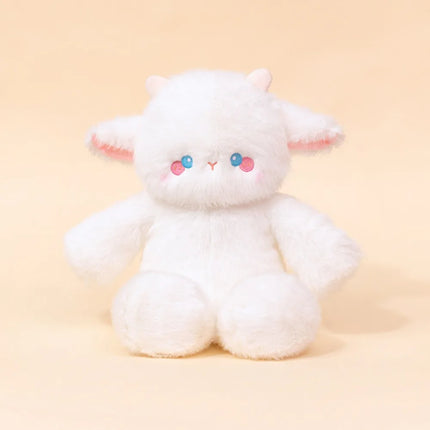 Kawaii Running Bear Plush Toys 40cm Stuffed Stuffed Animal with Bib Cartoon Rabbit Running Animal Gifts
