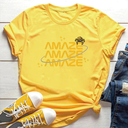 Amaze Amaze Amaze T-shirt Project Hail Mary Rocky Shirts Space Tshirt Book Lovers Tee Unisex  Movie Short Sleeves Tops Fans Gift